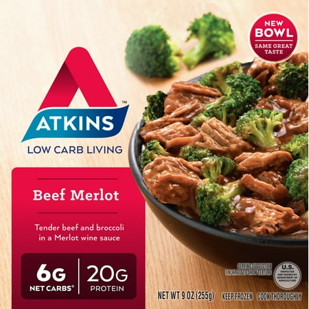 Atkins Beef Merlot Meal 9 Oz. (Frozen Dinner)