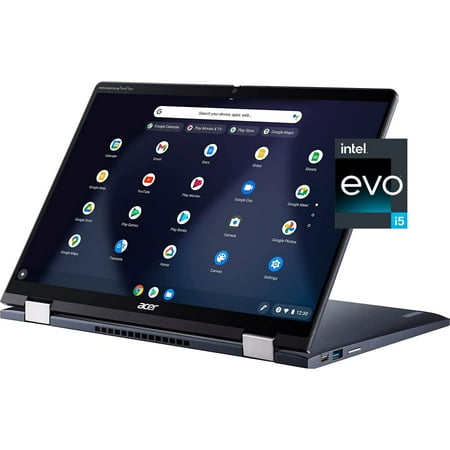 Acer 2023 Newest Chromebook Spin 714 2-in-1 Laptop, 14 Inch Touchscreen Display, 12th Gen Intel Core i5-1235U Processor, 8GB RAM, 1TB SSD, Intel Iris Xe Graphics, Bluetooth, Webcam, Chrome OS
