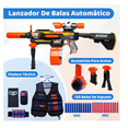 thumbnail image 3 of Pistola Eléctrica Dardos 127pz Belug, Negro con naranja, 3 of 5