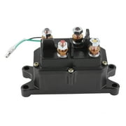 CNMODLE Metal Contactor Winch Rocker COMBO 12V Solenoid Relay Thumb Switch For ATV UTV Electric Winch Rocker Thumb Switch