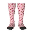 thumbnail image 2 of Picia Women Crew Soft Moisture-wicking Socks Strawberries Pattern Design Cotton Socks, One Size fit All, 2 of 9