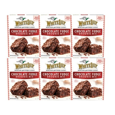 White Lily Chocolate Fudge Brownie Mix, 18 oz - Palatize Pack of 6