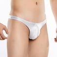 thumbnail image 2 of HVOBTTY Mens Casual Classic Briefs, Everyday Comfortable Briefs for Men, Men's Fashionable Soft Solid Color High Elasticity Mid Waist Daily Briefs White, XL, 2 of 5