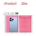 thumbnail image 2 of 25 Pcs Bubble Mailers 4x8" Self Sealing Padded Mailers, Waterproof Cushioning Padded Envelopes, Strong Adhesion Shipping Envelopes with Bubble Wrap, Usable Size 4x7", Pink, 2 of 6