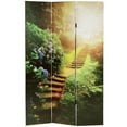 thumbnail image 6 of Oriental Furniture 6 ft. Tall Double Sided Stairway to Heaven Canvas Room Divider, 6 of 7