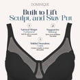 thumbnail image 4 of Dominique Elise Everyday Bra #7100 – Seamless Minimizer Bra with Molded Cups & Side Smoothing - Lingerie for Women, 4 of 6