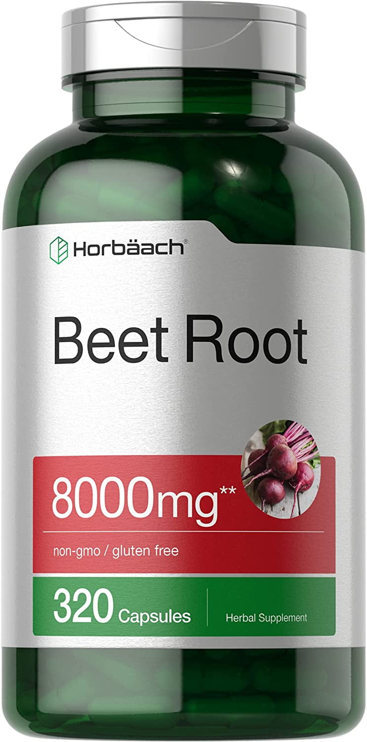 Beet Root 8000mg 320 Capsules Herbal Extract Supplement by