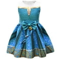 thumbnail image 2 of Girls Merida Sleeveless Dress Cosplay Casual Party Costume 2-8T, 2 of 5