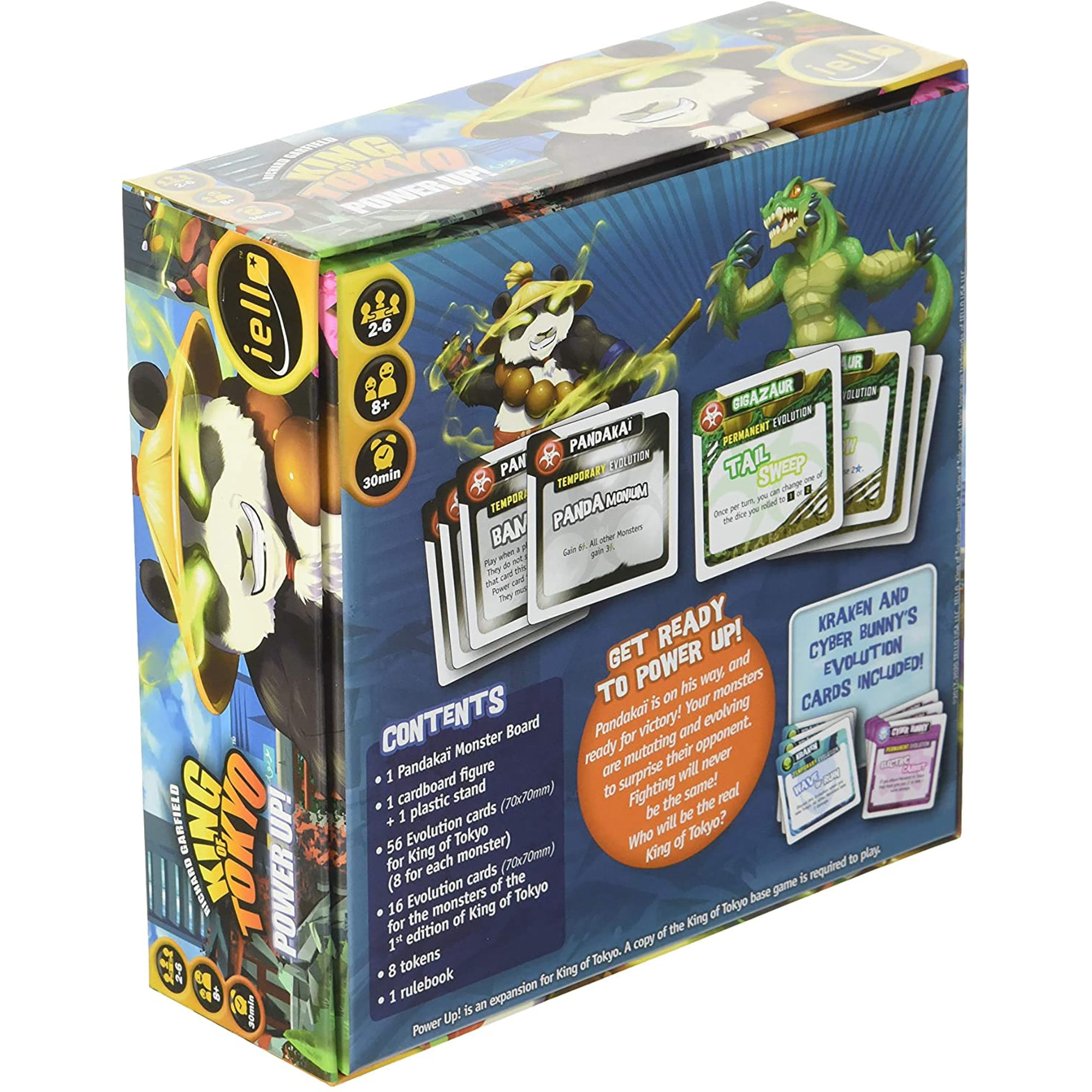 IELLO: King of New York, Power Up Strategy Board Game, Use with Both King  of New York or King of Tokyo, 40 Minute Play Time, for 2 to 6 Players, Ages