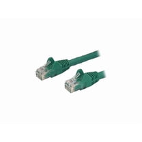 StarTech 30ft CAT6 Ethernet Cable - Green CAT 6 Gigabit Ethernet Wire -250Mhz 100W PoE RJ45 UTP Network Patch Cord Snagless with Strain Relief (N6PATCH30GN)