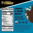 thumbnail image 4 of Honey Stinger Organic Gluten Free Cookies and Cream Waffle - 1pk: Ready to Eat Snack Bar, 1.06 oz, 1g Protein, 4 of 5