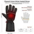thumbnail image 5 of Unisex Heated Gloves Warm Glove Hand Warmers for Winter Outdoor Camping Hiking Gloves Mittens Men Gloves Mittens Women Cold Weather Gloves Mittens Toddler Ski Gloves Mittens Men Gloves Mittens Women, 5 of 9