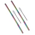 thumbnail image 1 of Pajita de metal plegable ANGGREK 23 cm 2 Unidades Con Tubo de Almacenamiento, 1 of 7