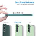 thumbnail image 3 of JETech Slim Fit Case for Samsung Galaxy S22 5G 6.1-Inch, Thin Phone Cover with Shock-Absorption and Carbon Fiber Design (Green), 3 of 7