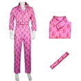 thumbnail image 1 of Disfraz de Cosplay de la película Ken para hombre adulto, mono con letras rosas para Halloween, Carnaval, Zentai, 1 of 4