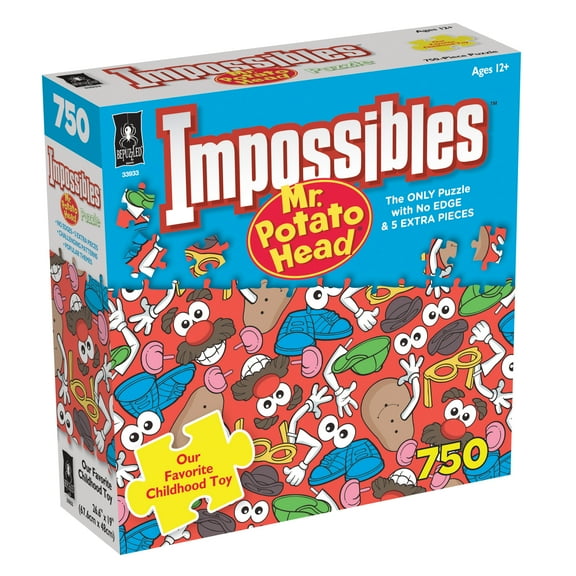 BePuzzled | Hasbro Mr. Potato Head Impossibles Puzzle, Based on the Classic Mr. Potato Head Toy, from BePuzzled, for Ages 15 and Up