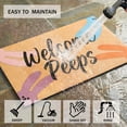 thumbnail image 4 of Anjinsoft Outdoor Easter Entrance Doormats 17" x 30", Thick Rubber Backed Non Slip Non-absorbent Entryway Rugs , Bunny Ears, 4 of 7