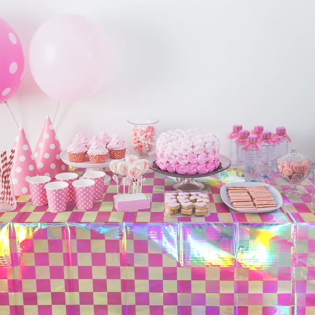 Party Decoration Disposable Checkerboard Tablecloth Racing Themed Party Racing Checkerboard Tablecloth