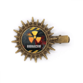 thumbnail image 1 of Logo Radioactive Substances Warning Hairpin Sun Headwear Retro Metal Clips Pin, 1 of 3