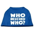 thumbnail image 4 of Pet Dog  Cat Shirt Screen Printed, "Who Rescued Who?", 4 of 11