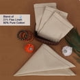 thumbnail image 6 of Ruvanti Premium Linen Napkins Set of 12-20x20 Inch, Classic Hemstitch, Mitered Corner Cloth Napkins - Soft, Elegant Dinner Napkins Cloth Washable for Weddings, Parties, Everyday Use - Natural, 6 of 8