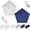 Dark Blue+Beige, variant on Japan Pencil Umbrella, Japanese Pencil Umbrellas for Handbag, Ultra-Lightweight Compact all-WeatherUmbrella, Mini Travel SunUmbrella with UV Protection for Daily Commute