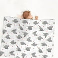 thumbnail image 2 of Picia Funny Chicken Pattern Baby Soft Dot Blanket with Silky Satin Backing Baby Gifts for Boys and Girls (30" x 40"), 2 of 9