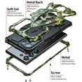 thumbnail image 5 of for Samsung Galaxy S23 Ultra Case Metal Hard  Phone Case Cover Case para Screw with Camera Protection Heavy Duty metalicas Military Grade Camouflage, 5 of 14