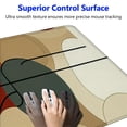 thumbnail image 3 of nygtbtfer Modern Abstract Mouse Mat Square Waterproof Non-Slip Rubber Base MousePads for Office Laptop, 31.5x11.8 in, 3 of 6