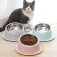 thumbnail image 2 of for Cat Bowl with Raised Stand 15° Tilted Pet Bowl Stress-Free Suit for Small Do, 2 of 20