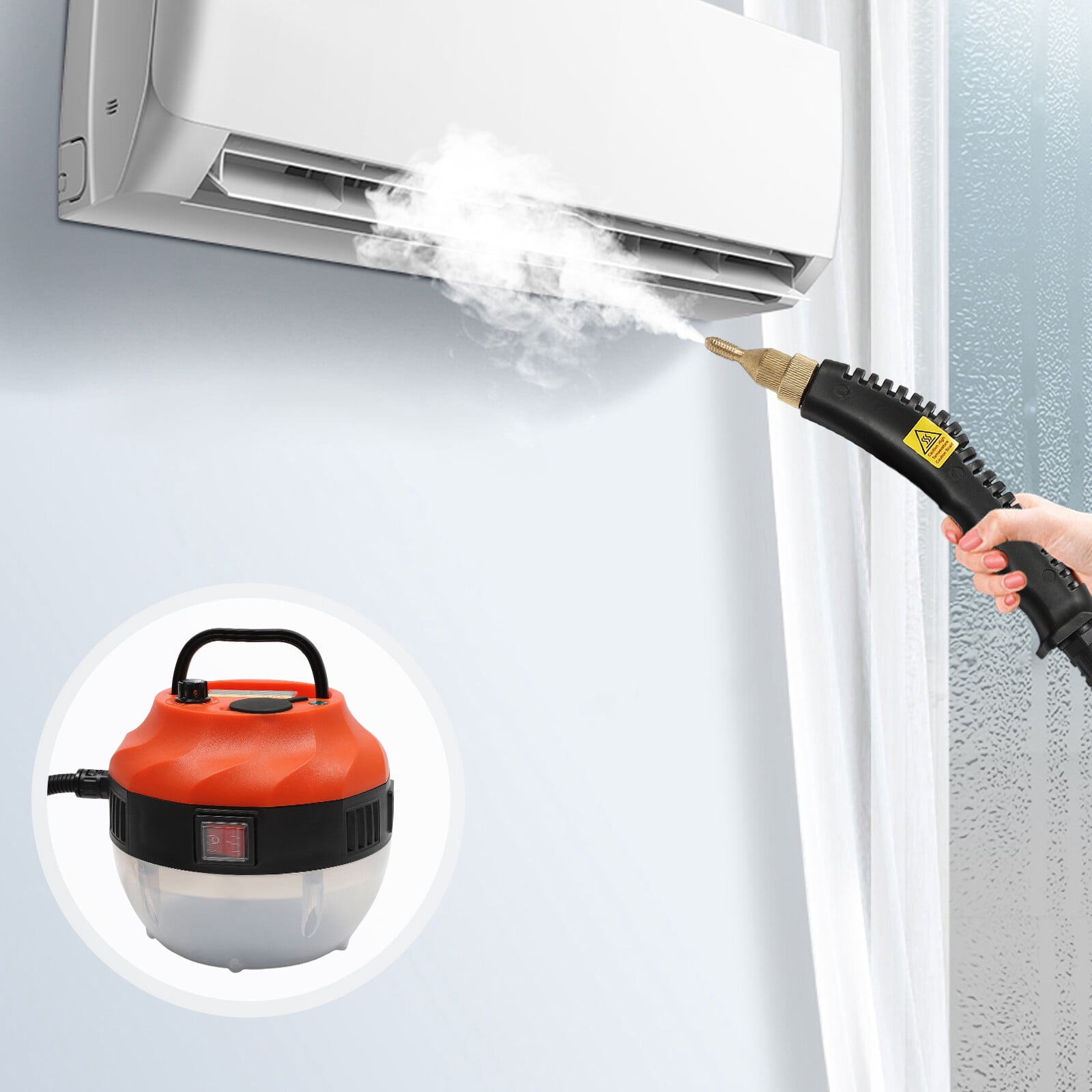 TFCFL 6-Gear Steam Cleaner High Pressure Steam Cleaner Handheld Steam Cleaning Machine Home Car