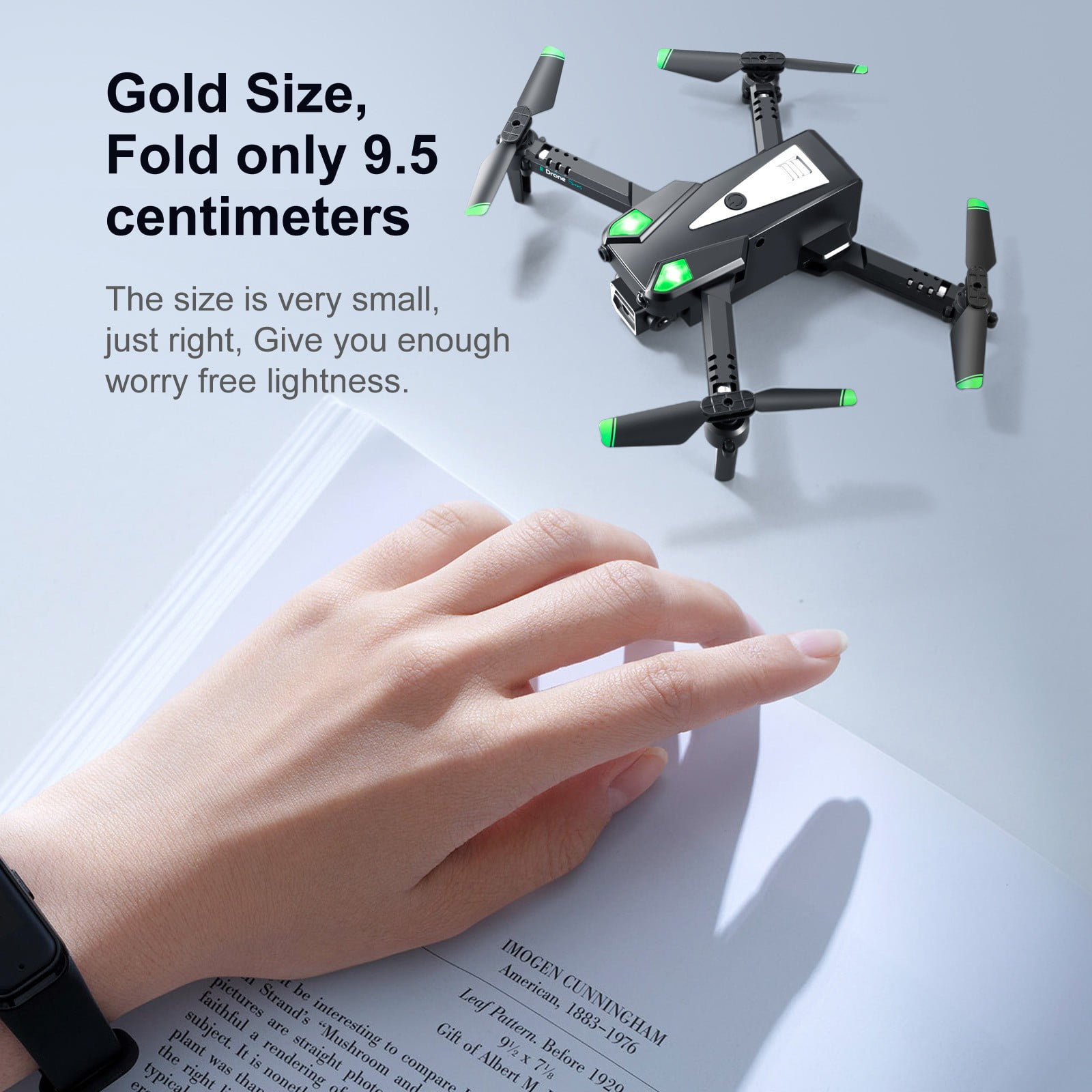 ESULOMP Drone with Dual 1080P HD FPV Camera Remote Control Toys Gifts for Boys Girls with Altitude Hold Headless Mode Start Speed Adjustment