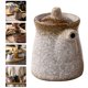 thumbnail image 2 of ColoMX Biberón de vinagre decorativo salsa cerámica de cerámica cocina vinagre dispensador de vinagre, 2 of 8