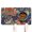 White-150, variant on Dog Food Mat with Retro Paisley Floral Ethnic Paisley Ornament Abstract Paisley Art Design, Durable Absorbent Non-Slip