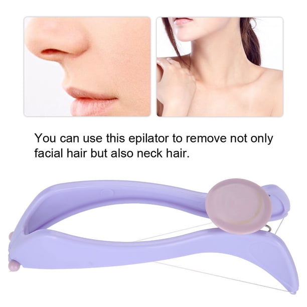 Epilator de Eliminación de Cabello para el Cabello Facial Con 10 Línas de Algodón Packle Pack