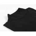 thumbnail image 5 of Men's Sweater Knit By Bassiri Mock Neck Cotton Tencel Soft 630 EZRA Black, 5 of 10
