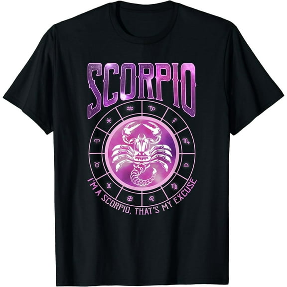 Scorpio Scorpion Zodiac Sign Funny Astrology Horoscope Gift T-Shirt