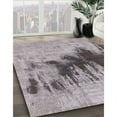 thumbnail image 3 of Ahgly Company Machine Washable Indoor Rectangle Industrial Modern Mauve Taupe Purple Area Rugs, 4' x 6', 3 of 7