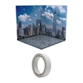 thumbnail image 1 of Bunblic 1/12 Display Scene Organizer Background Storage Show Backdrop for Action Figures Vehicle Scene Toy Dolls Accessory Models Car City, 1 of 8