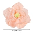thumbnail image 5 of Set of 3 Crepe Paper Flowers - 3D Visual Effects for Craft, Decoration, and Events, 5 of 8