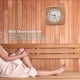 thumbnail image 5 of Thermometer/hygrometer, interior wood 2-in-1 for sauna sauna thermo-hygrometer thermometer, 5 of 5