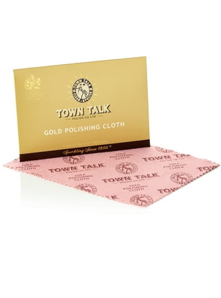 Town Talk Anti-Tarnish Silver & Brilliant Gold Polishing Cloth Set - 12 x 18