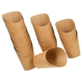thumbnail image 2 of 80 vasos de papel desechables para patatas fritas, ideales para aperitivos y frituras., 2 of 7