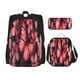 thumbnail image 1 of Easygdp pink butterfly Mochila para Niños y Niñas con Set de Caja de Almuerzo y Estuche para Lápices 3 en 1, Mochila Escolar Estampada para Adolescentes, 1 of 7