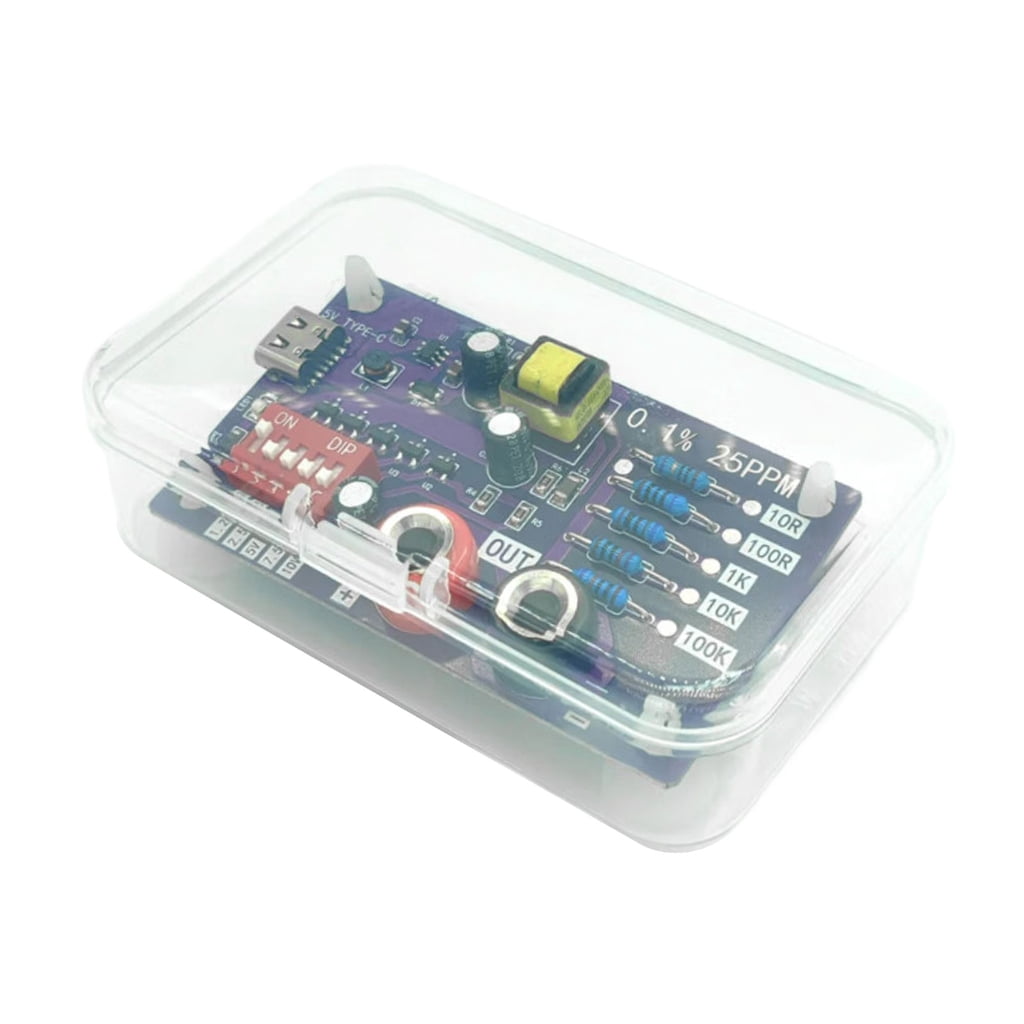 JZROCKER Voltages Resistance Reference Module 1.24V/2.5V/7.5V/5V/10V 5 Speed 100R/1K/10K/100K Reference Multimeter Calibration