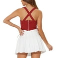 thumbnail image 3 of INSPIRE CHIC Women's Sleeveless Bustier Corset Lace-up Clubwear Party Crop Top XS Red, 3 of 6