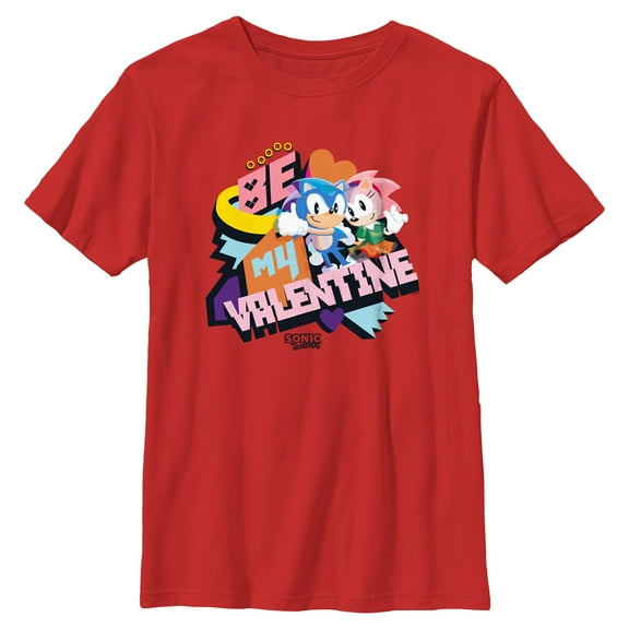 Boy's Sonic the Hedgehog Be My Valentine Graphic T-Shirt