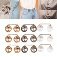 thumbnail image 4 of 6x 9 Uds. de Broches de Artificiales, Pasadores de Seguridad de Moda Vintage Antiexposición, Alfileres de Escote para Mujeres, Chaquetas, Vestidos , 6 piezas, 4 of 8