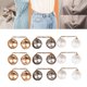 thumbnail image 3 of 9 Uds. de broches de artificiales, pasadores de seguridad de moda Vintage antiexposición, alfileres de escote para mujeres, chaquetas, vestidos , s S Yinane Broche, 3 of 8