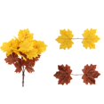 thumbnail image 6 of Artificial Maple Leaves Branches, Fake Fall Leaves Stems Plants Outdoor Greenery for Home Kitchen Farmhouse Thanksgiving Table Centerpiece Fireplace Halloween Decor, 6 of 6